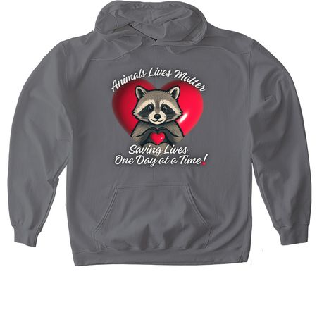 Animals Lives Matter of East Texas, a Charcoal Gildan Softstyle Pullover Hoodie