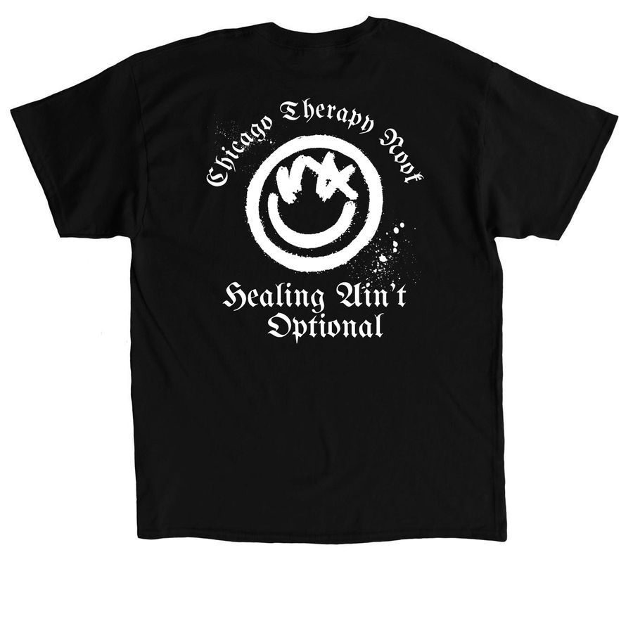 CTN Classic Tee, a Black Classic Unisex Tee (back-view)