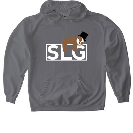 SLG Open Shirts, a Charcoal Gildan Softstyle Pullover Hoodie
