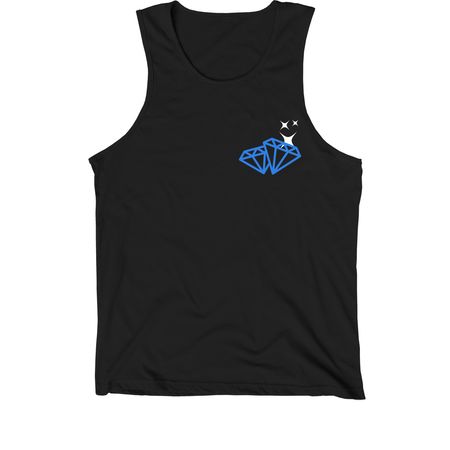 Diamond, a Black Premium Cotton Tank
