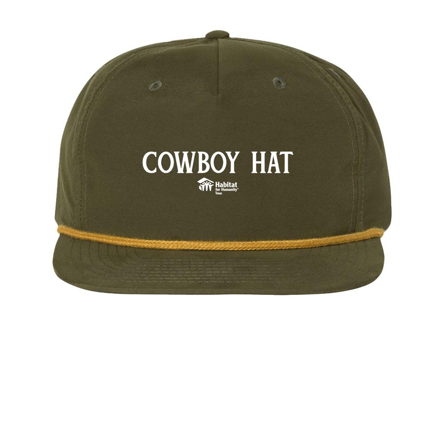 Lone Star Summit 2026: Cowboy Hat, White, a Loden/ Amber Gold Printed Umpqua Snapback Cap
