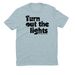 Turn Out The Lights, a I Like You Blue Allmade Eco Triblend Unisex Tee