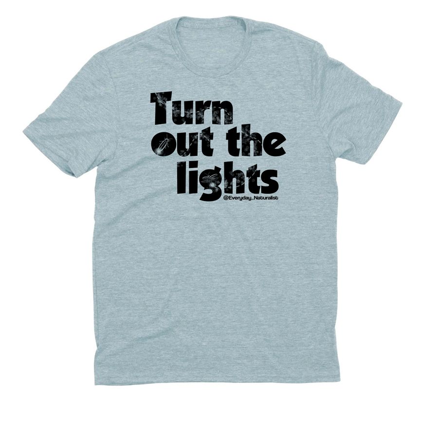Turn Out The Lights, a I Like You Blue Allmade Eco Triblend Unisex Tee