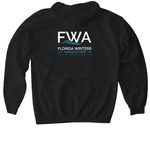 Shirts - I'm a Florida Writer, a Black Gildan Softstyle Pullover Hoodie (back-view)