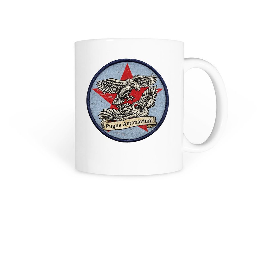 Fighting Eagles Squadron 20 Mug, a White Coffee Mug