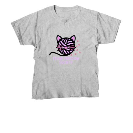 Support Feline Freedom Society!, a Sport Grey Youth Unisex Tee