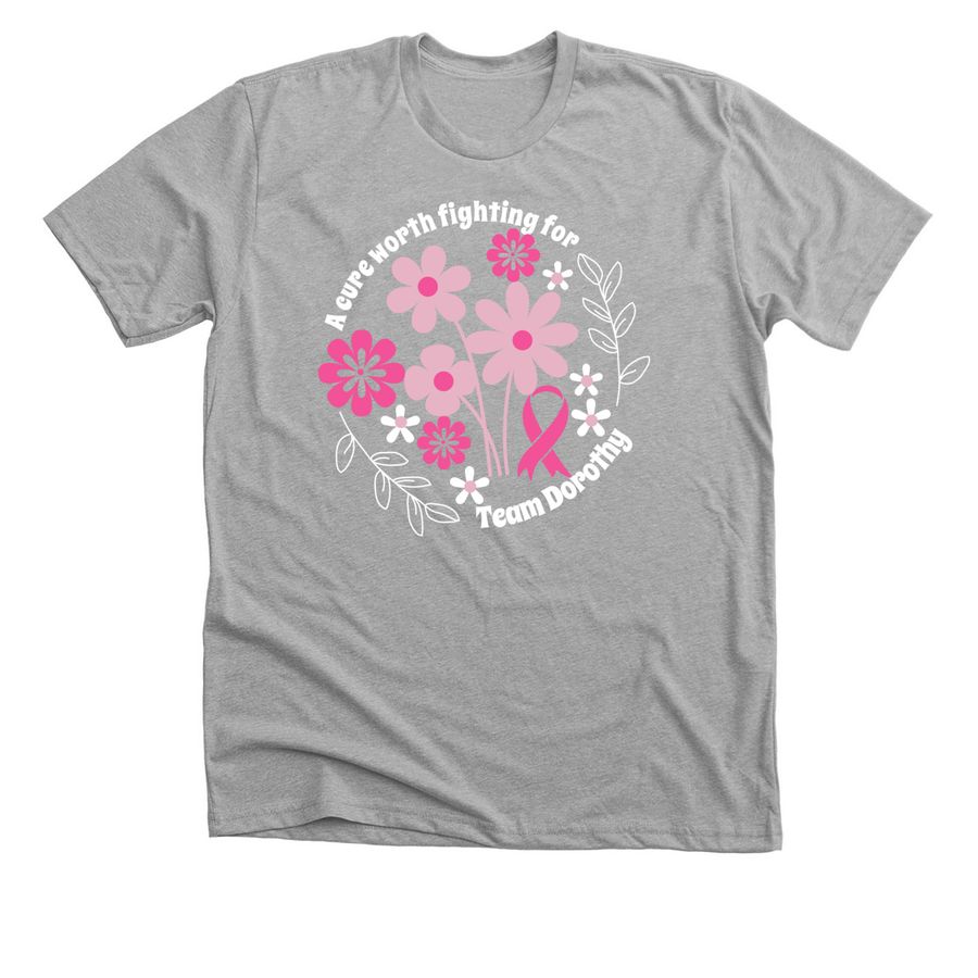 Hope. Strength. Courage., a Athletic Heather Premium Unisex Tee