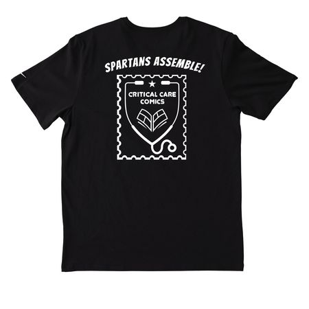 2026 CCC Spartan Race, a Black Nike Dri-FIT Jersey Blend Performance Tee (back-view)