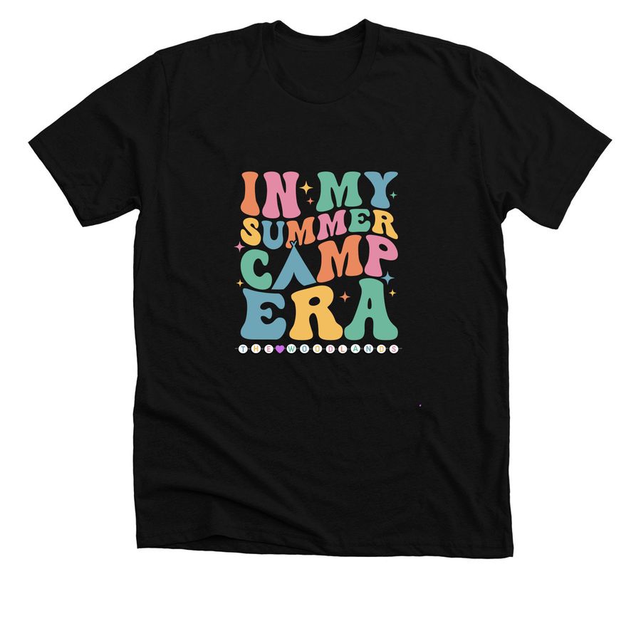 Summer Camp Era 2, a Solid Black Blend Premium Unisex Tee