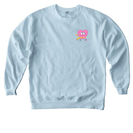 Amazing Grace | Design 2, a Chambray Comfort Colors Crewneck Sweatshirt