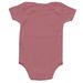 Rosandtrip Onesie, a Mauve Infant Onesie (back-view)