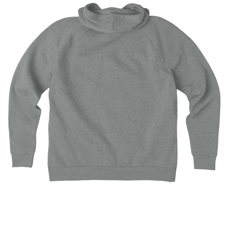 RBC new logo hoodie, a Aluminum Grey Heather Allmade Organic CVC Pullover Hoodie (back-view)