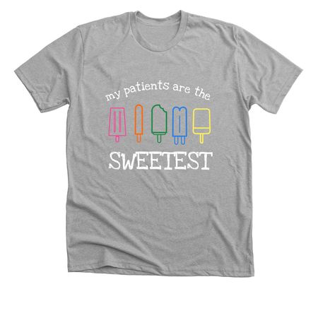 Le Bonheur Popsicles, a Athletic Heather Premium Unisex Tee