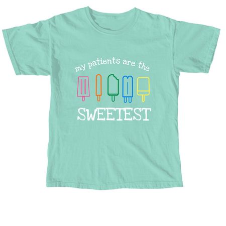 Le Bonheur Popsicles, a Chalky Mint Comfort Colors Unisex Tee