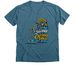Steerage to Captain's Table 3.0 Women's, a Heather Deep Teal Premium V-Neck Tee