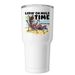Livin? On Mule Time Tumblers, a White Insulated Tumbler