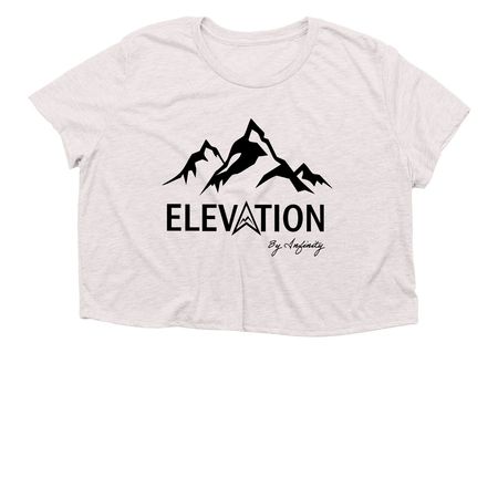 Elevation Merchandise (Light Colors), a Heather Dust Women?s Flowy Cropped Tee