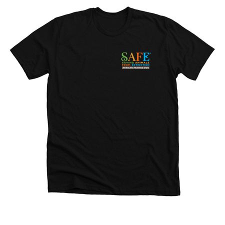 2026 APD SAFE Front and Back logo, a Solid Black Blend Premium Unisex Tee