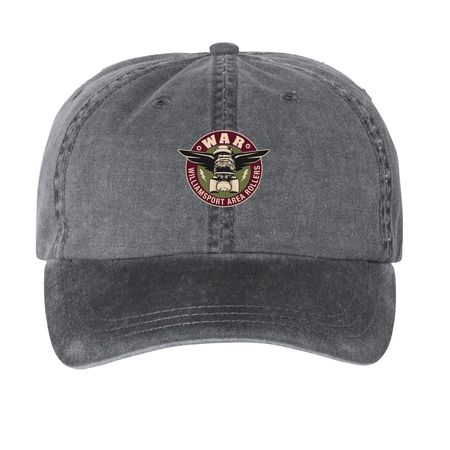 Hats & Beanies, a Black Printed Pigment Dye Baseball Cap
