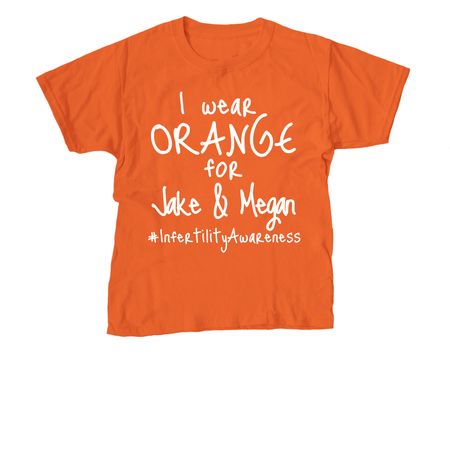 I Wear Orange, a Orange Youth Unisex Tee