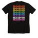 Idaho 50501 Pride, a Solid Black Blend Premium Unisex Tee (back-view)