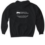 Thirsty?, a Black Gildan Softstyle Pullover Hoodie (back-view)