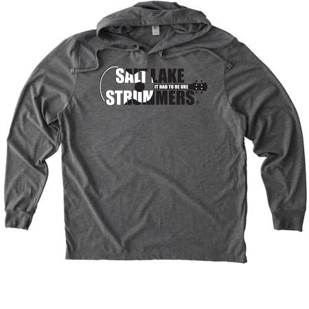 Hooded T-Shirt, a Aluminum Grey Allmade Eco Triblend Hoodie Tee