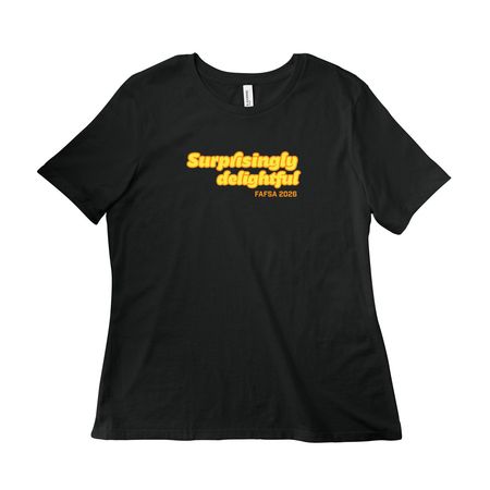 Surprisingly Delightful, a Vintage Black Women?s Relaxed Cotton Tee