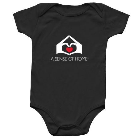 ASOH Onesie, a Black Infant Onesie