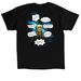 Court Retires!, a Black Classic Unisex Tee (back-view)