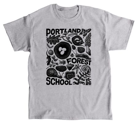 Portland Forest School 25-26, a Sport Grey Classic Unisex Tee