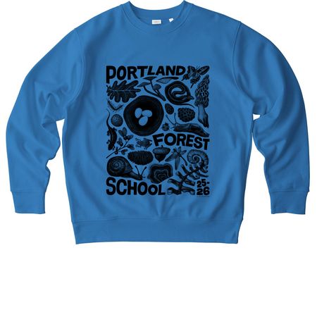 Portland Forest School 25-26, a Mindful Blue Stanley/Stella Unisex Changer 2.0 Crewneck Sweatshirt