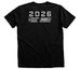 We Walk It Like We Process It, a Black Heather Premium Unisex Tee (back-view)