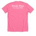 Support the Dutchy Divas, a Neon Pink Premium Unisex Tee (back-view)