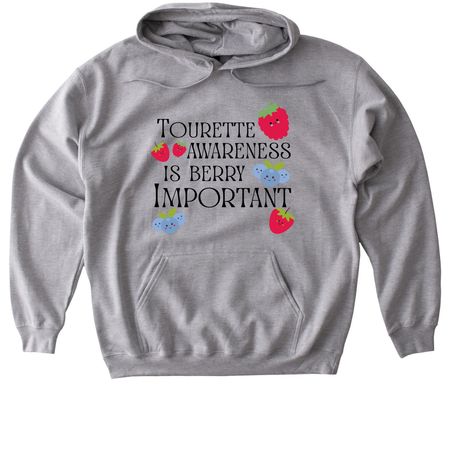 Berry Important Tee, a Sport Grey Gildan Softstyle Pullover Hoodie
