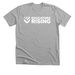 White Logo Merch, a Athletic Heather Premium Unisex Tee