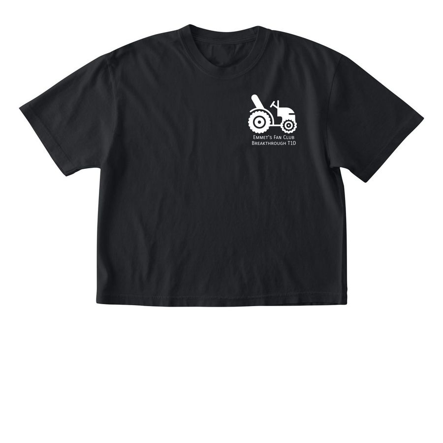 Emmet's Fan Club T1D 2026, a Black Comfort Colors Boxy Tee