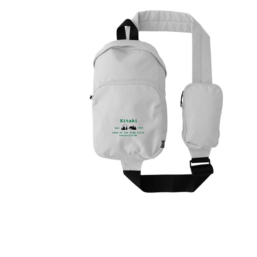 Land of the High Hills- Sling, a White Grove Sling Bag