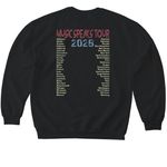 2026 G4V Tour Tee, a Black Softstyle Crewneck Sweatshirt (back-view)