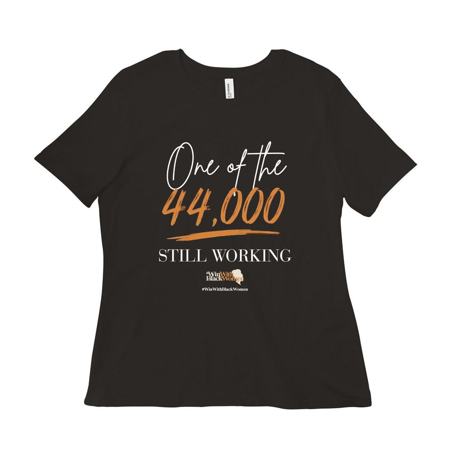 44K Anniversary, a Black Women?s Relaxed Cotton Tee