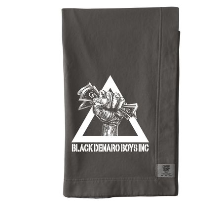 Black Denaro Boys Blanket, a Pepper Comfort Colors Blanket