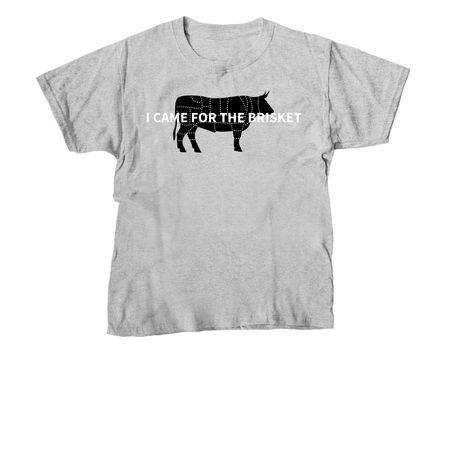 Brisket = Flourishing! - T-shirt, a Sport Grey Youth Unisex Tee