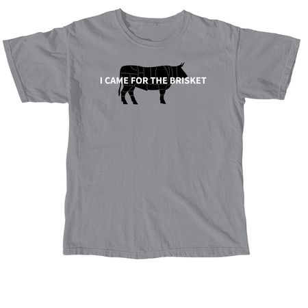 Brisket = Flourishing! - T-shirt, a Granite Comfort Colors Unisex Tee