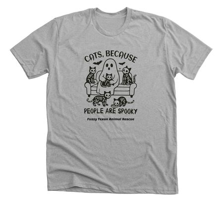 Halloween Fun - Cats, a Athletic Heather Premium Unisex Tee