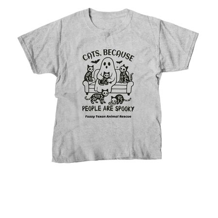 Halloween Fun - Cats, a Sport Grey Youth Unisex Tee