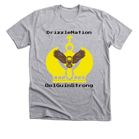 DrizzleOwl, a Athletic Heather Premium Unisex Tee