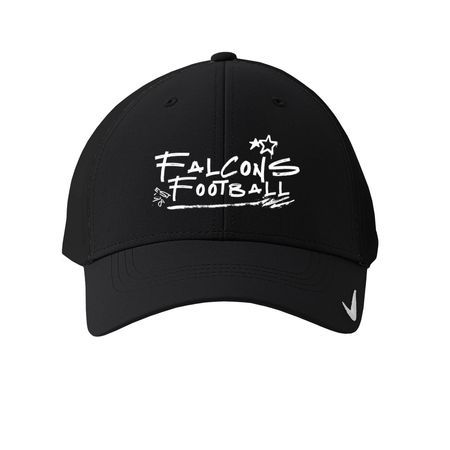 Graffiti (white ink) on Nike Dry-fit Ball Cap, a Black Printed Nike Dri-FIT Legacy Performance Cap
