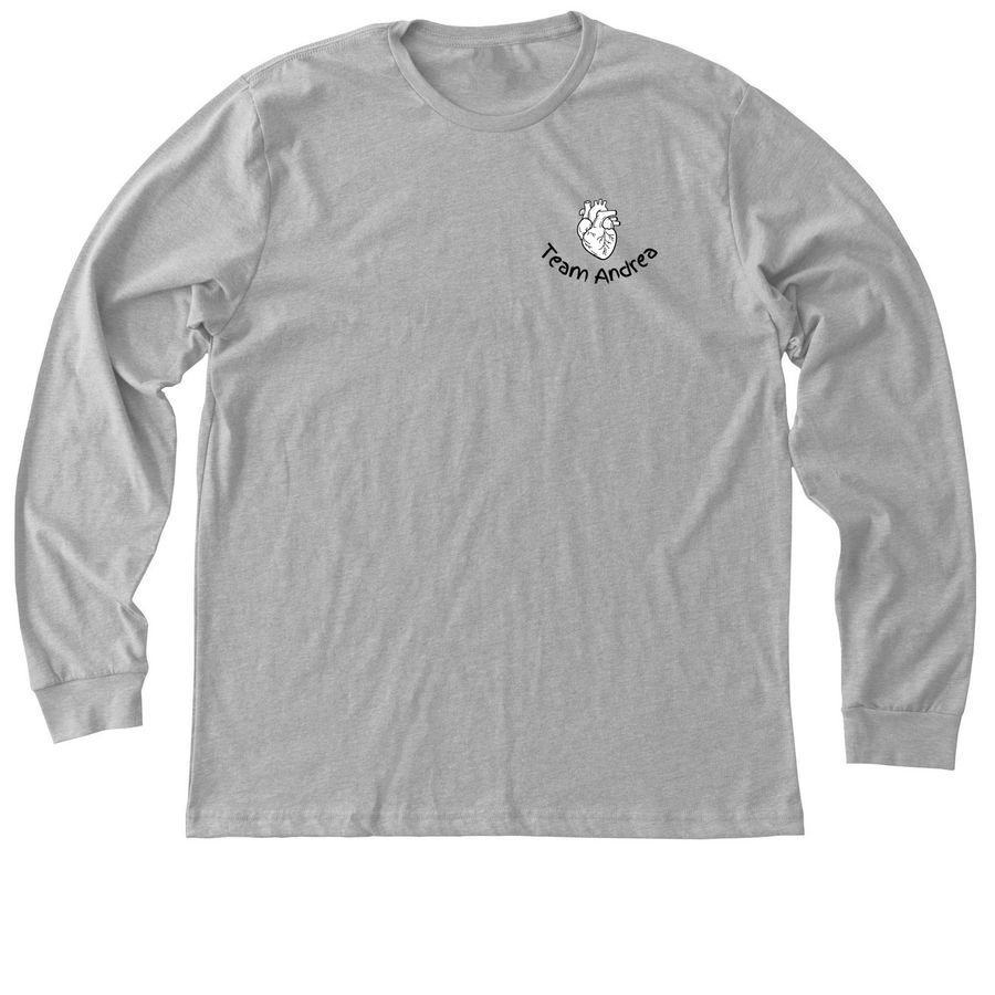 Team Andrea, a Athletic Heather Premium Long Sleeve Tee