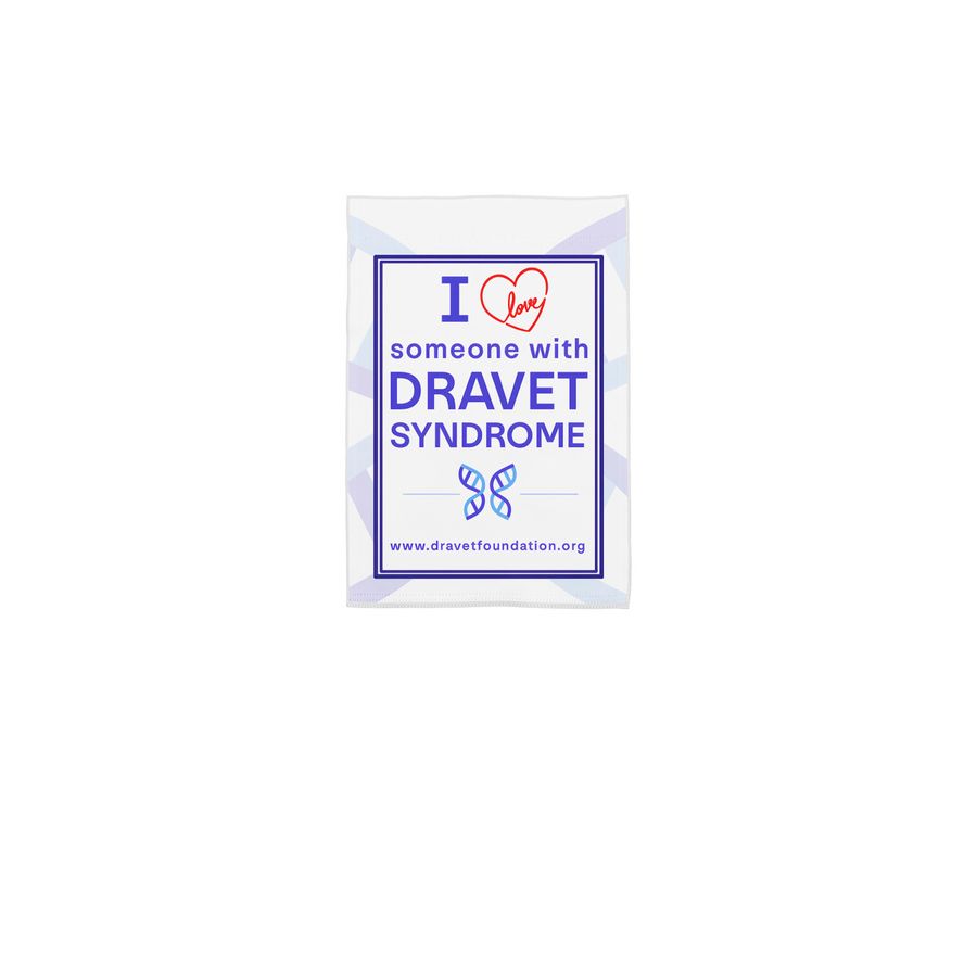 2026 DSF Awareness Yard Flag, a White 12" x 18" Yard Flag