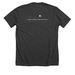 Hilltop Shirt w/ Front and Back Design, a Dark Grey Heather Premium Unisex Tee (back-view)